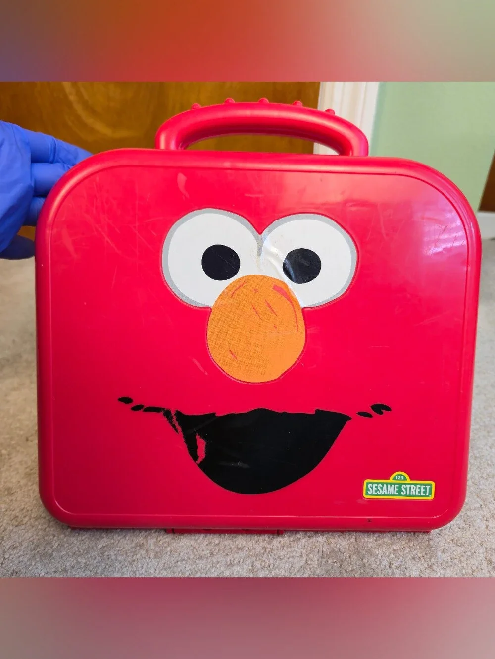 Hasbro Sesame Street Elmo's On The Go Letters Alphabet w/ Carry Case COMPLETE